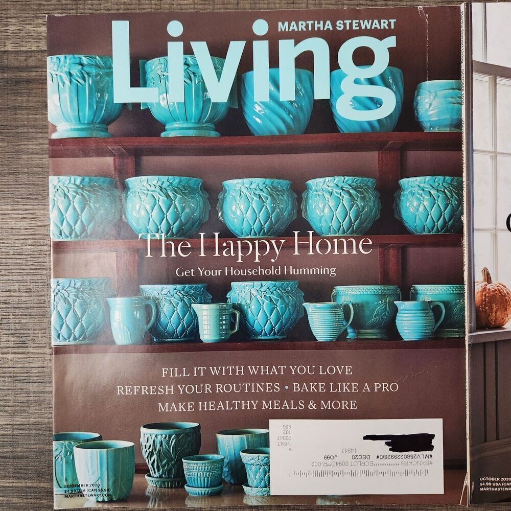 Martha Stewart Living Magazine Lot September, October 2020 Back Issue - Picture 3 of 8